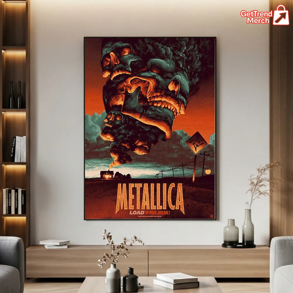 Metallica Load The House Jack Built Poster Canvas Wall Art